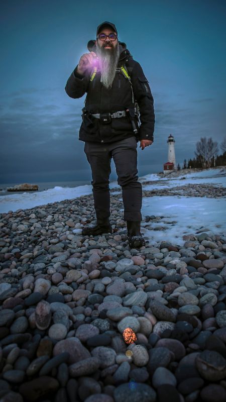 Erik at Whitefish Point